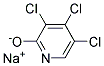 Trichloropyridinol, sodium salt Struktur