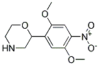 4-Nitro-2,5-dimethoxyphenyl morpholine Struktur