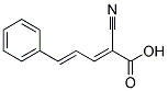 (E,E)-2-CYANO-5-PHENYL-2,4-PENTADIENOICACID Struktur