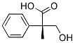 (S)-3-HYDROXY-2-METHYL-2-PHENYLPROPIONICACID Struktur