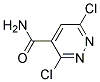 3,6-DICHLORO-4-PYRIDAZINECARBOXAMIDE Struktur