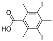 3,5-DIIODO-2,4,6-TRIMETHYLBENZOICACID Struktur