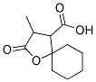 3-METHYL-2-OXO-1-OXASPIRO(4.5)DECANE-4-CARBOXYLICACID Struktur