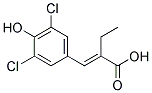 3,5-DICHLORO-A-ETHYL-4-HYDROXYCINNAMICACID Struktur