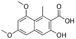 3-HYDROXY-6,8-DIMETHOXY-1-METHYL-2-NAPHTHOICACID Struktur