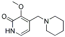 3-METHOXY-1-PIPERIDINOMETHYL-2(1H)-PYRIDINONE Struktur