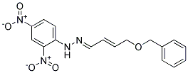 4-BENZYLOXY-2-BUTENAL2,4-DINITROPHENYLHYDRAZONE Struktur