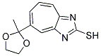 5-(2-METHYL-1,3-DIOXOLAN-2-YL)-2-CYCLOHEPTIMIDAZOLETHIOL Struktur