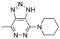 4-METHYL-7-PIPERIDINO-1H-1,2,3-TRIAZOLO(4,5-D)PYRIDAZINE Struktur