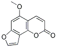 5-METHOXYFURO(2,3-H)CHROMEN-2-ONE Struktur