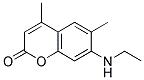 7-ETHYLAMINO-4,6-DIMETHYLCOUMARIN Struktur