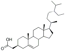 5-STIGMASTEN-3B-YLACETATE Struktur