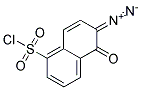 6-DIAZO-5-OXO-5,6-DIHYDRO-1-NAPHTHALENESULFONYLCHLORIDE Struktur