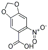 6-NITRO-1,3-BENZODIOXOLE-5-CARBOXYLICACID Struktur