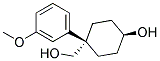 CIS-4-HYDROXYMETHYL-4-(M-METHOXYPHENYL)CYCLOHEXANOL Struktur