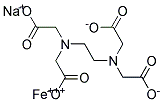 FERRICMONOSODIUMETHYLENEDIAMINETETRAACETATE Struktur