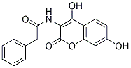 N-(4,7-DIHYDROXY-2-OXO-2H-CHROMEN-3-YL)-2-PHENYLACETAMIDE Struktur