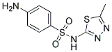 N-(5-METHYL-1,3,4-THIADIAZOL-2-YL)SULFANILAMIDE Struktur