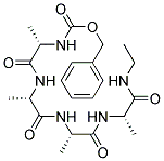 N-BENZYLOXYCARBONYL-L-ALANYL-L-ALANYL-L-ALANYL-L-ALANINEETHYLAMIDE Struktur