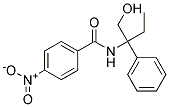 N-(A-ETHYL-A-(HYDROXYMETHYL)BENZYL)-P-NITROBENZAMIDE Struktur