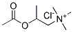 O-ACETYL-B-METHYLCHOLINECHLORIDE Struktur