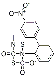 O-(P-NITROPHENYL)4,4-DIMETHYL-2-PHENYL-1,3-DITHIOALLOPHANATE Struktur