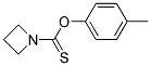 O-(P-TOLYL)1-AZETIDINECARBOTHIOATE Struktur