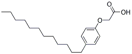 P-DODECYLPHENOXYACETICACID Struktur