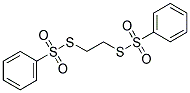 S,S'-ETHYLENEBIS(BENZENETHIOSULFONATE) Struktur