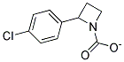 P-CHLOROPHENYL1-AZETIDINECARBOXYLATE Struktur