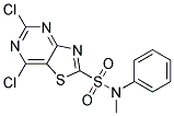 5,7-Dichlorothiazolo[4,5-d]pyrimidin-2-sulfonicacidmethylphenylamide Struktur