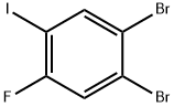 3,4-Dibromo-6-fluoroiodobenzene Struktur