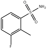 3-Fluoro-2-methylbenzenesulfonamide Struktur