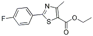 Ethyl2-(4-Fluorophenyl)-4-methylthiazole-5-carboxylate Struktur