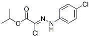 Isopropyl2-chloro-2-[2-(4-chlorophenyl)hydrazono]acetate Struktur