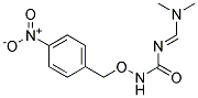 (E)-N,N-Dimethyl-N'-(4-nitrobenzyloxycarbamoyl)formimidamide Struktur