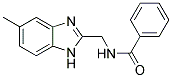 n-((5-Methyl-1H-benzimidazol-2-yl)methyl)benzenecarboxamide Struktur