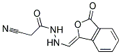 (Z)-2-Cyano-N'-((3-oxoisobenzofuran-1(3H)-ylidene)methyl)acetohydrazide Struktur