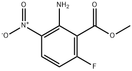 METHYL 2-AMINO-6-FLUORO-3-NITROBENZOATE
 Struktur