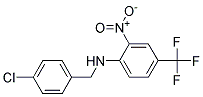 (4-Chloro-benzyl)-(2-nitro-4-trifluoromethyl-phenyl)-amine Struktur