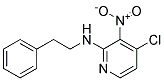 (4-Chloro-3-nitro-pyridin-2-yl)-phenethyl-amine Struktur