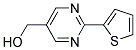 (2-thiophen-2-ylpyrimidin-5-yl)methanol Struktur