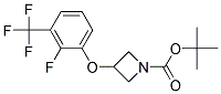 3-(2-Fluoro-3-trifluoromethyl-phenoxy)-azetidine-1-carboxylic acid tert-butyl ester Struktur