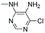 6-chloro-N4-methylpyrimidine-4,5-diamine Struktur