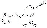 3-Nitro-4-[(thiophen-2-ylmethyl)-amino]-benzonitrile Struktur