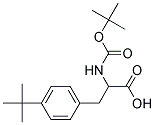 2-[(tert-butoxycarbonyl)amino]-3-(4-tert-butylphenyl)propanoic acid Struktur