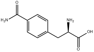 (2R)-2-amino-3-(4-carbamoylphenyl)propanoic acid Struktur