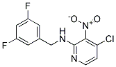 (4-Chloro-3-nitro-pyridin-2-yl)-(3,5-difluoro-benzyl)-amine Struktur