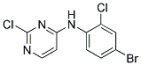 N-(4-bromo-2-chlorophenyl)-2-chloropyrimidin-4-amine Struktur