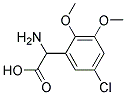 amino(5-chloro-2,3-dimethoxyphenyl)acetic acid Struktur